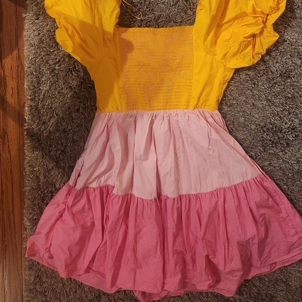 English Factory Twist Front Color Block Mini Dres… - image 8